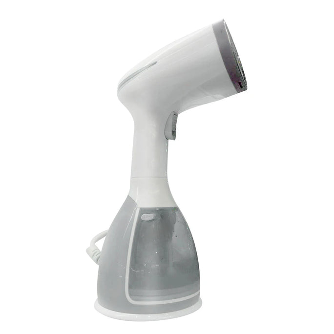 Jocca vertical steam iron with ergonomic handle to remove wrinkles, disinfect and deodorize clothes. 1500w of power, anti-drip system, heats in 45 seconds, 280ml capacity, weighs only 1kg and comes with accessories