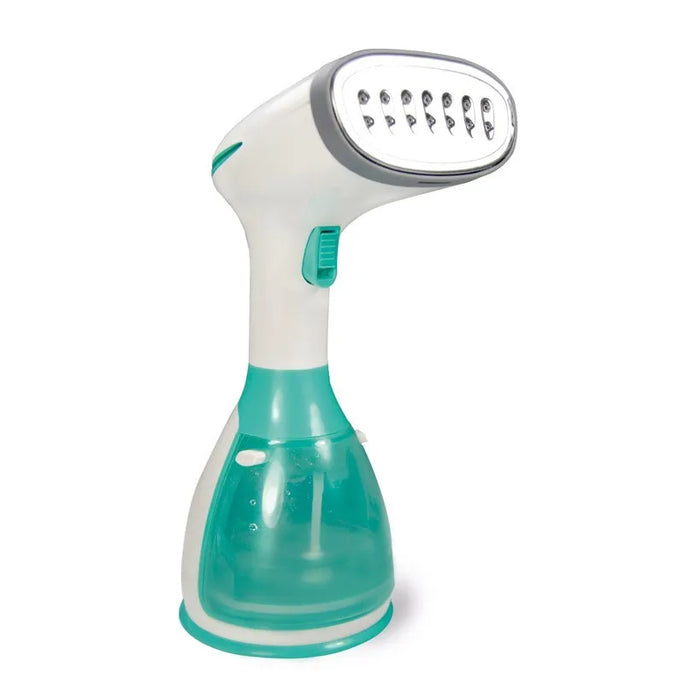 Jocca vertical steam iron with ergonomic handle to remove wrinkles, disinfect and deodorize clothes. 1500w of power, anti-drip system, heats in 45 seconds, 280ml capacity, weighs only 1kg and comes with accessories