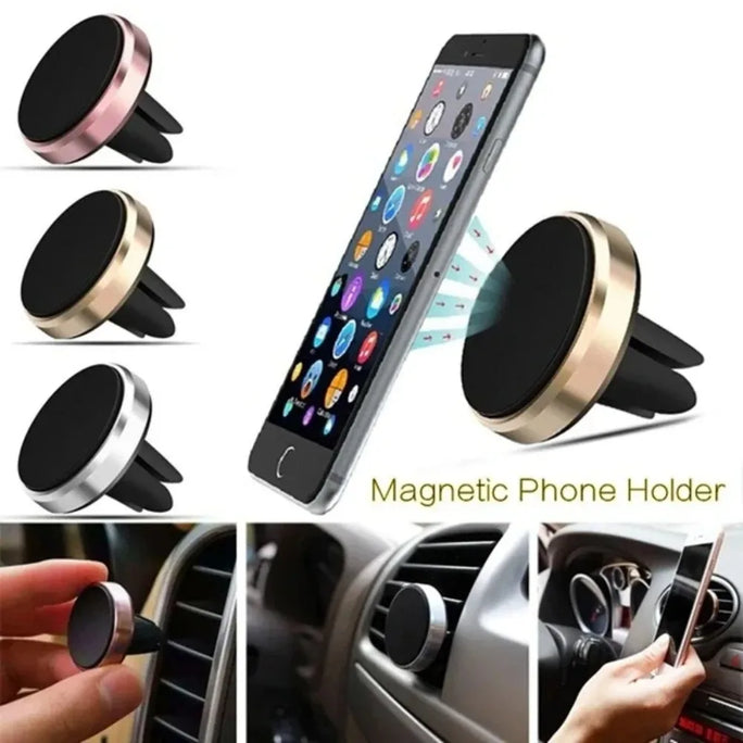 Universal Magnetic Car Phone Holder Mobile Phone Air Vent Mount Holder In Car Smartphone Stand Magnet Holder For iPhone Samsung