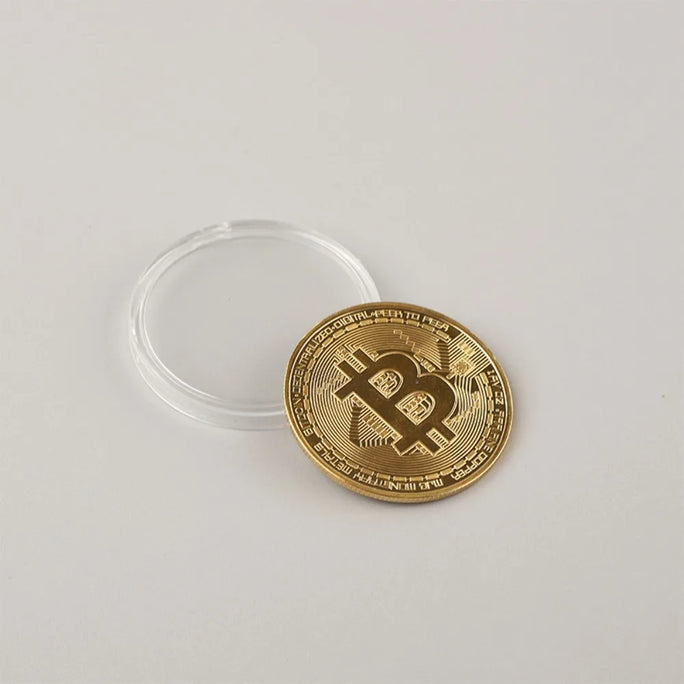 1pcs Bitcoin Gold Coins Virtual Coins Commemorative Coins Small Gifts Bitcoin Foreign Trade