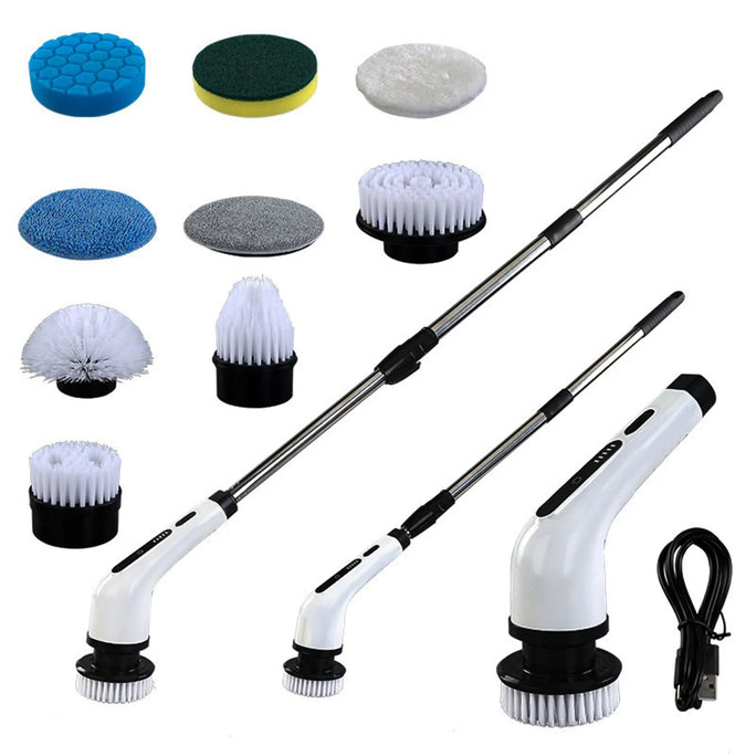 Electric Cleaning Brush 9 in 1 2000 mAh , Cleaning Tool for Living Room, Bathroom and Kitchen