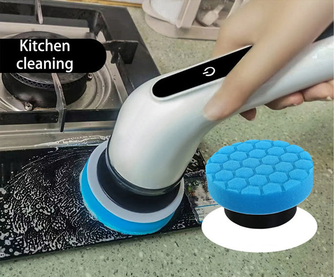 Electric Cleaning Brush 9 in 1 2000 mAh , Cleaning Tool for Living Room, Bathroom and Kitchen