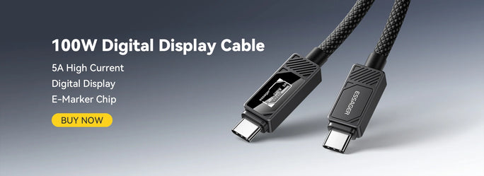 Essager Power Bank 20000mAh Portable PD 65W Fast Charging  Mobile Phone External Battery Powerbank For iPhone17 16 15 Laptop Mac