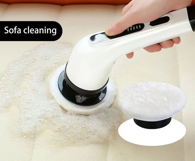Electric Cleaning Brush 9 in 1 2000 mAh , Cleaning Tool for Living Room, Bathroom and Kitchen