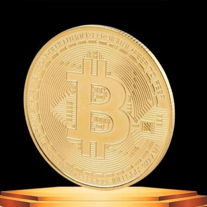 1pcs Bitcoin Gold Coins Virtual Coins Commemorative Coins Small Gifts Bitcoin Foreign Trade